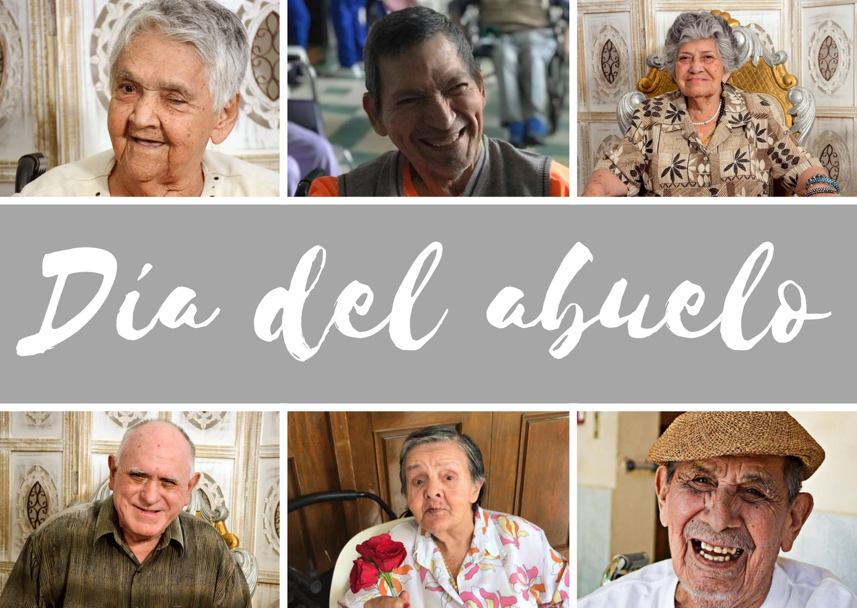 Apoya y consiente a los abuelitos del Asilo de Ancianos