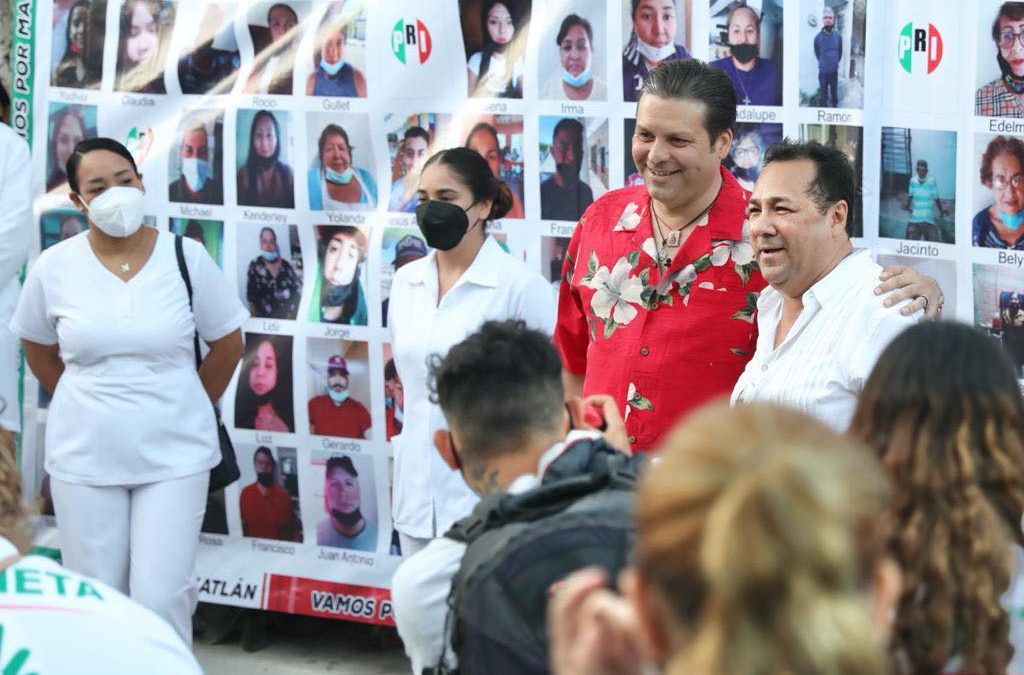 Mario Zamora y Fernando Pucheta inician campaña en Mazatlán