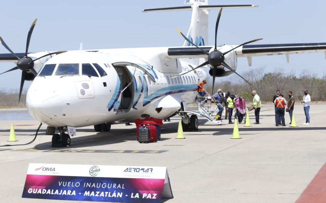 Inauguran vuelo Guadalajara-Mazatlán-La Paz