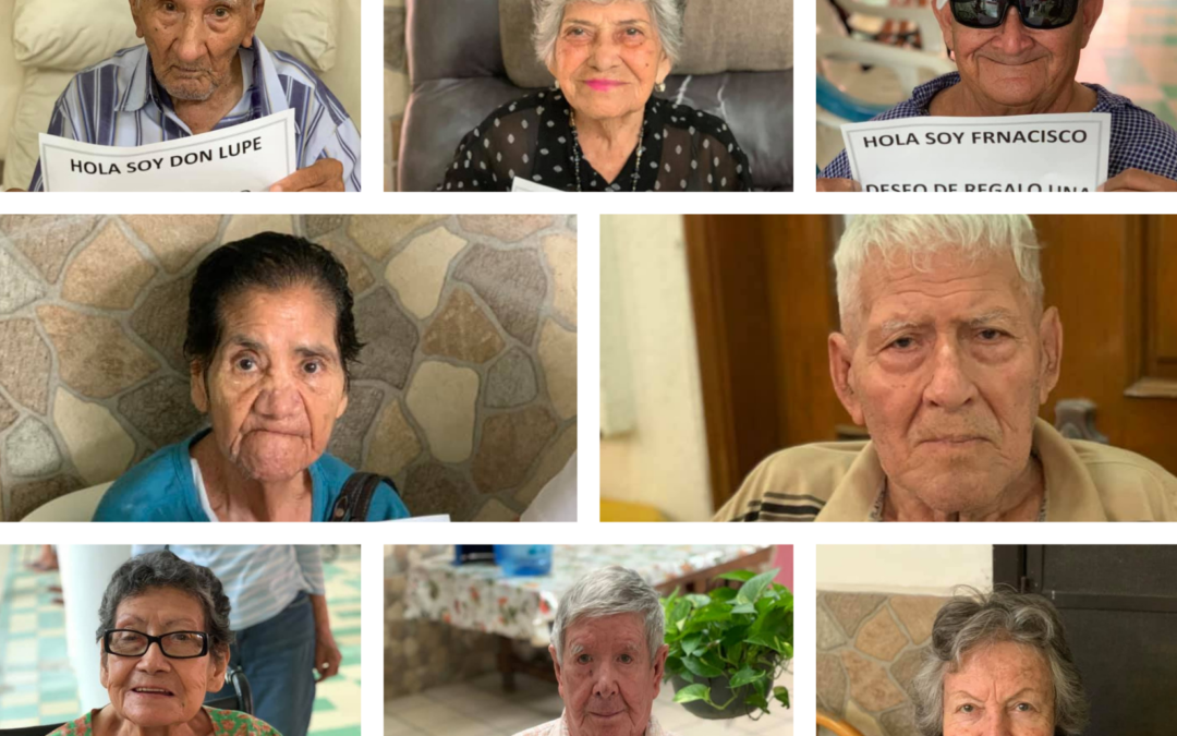 Consiente a los abuelitos del Asilo La Inmaculada