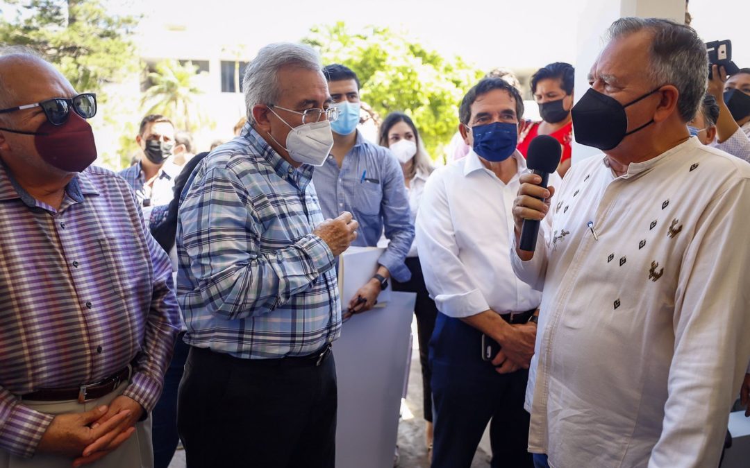 Supervisa Rocha Moya construcción de nuevas oficinas de Gobierno del Estado en Mazatlán