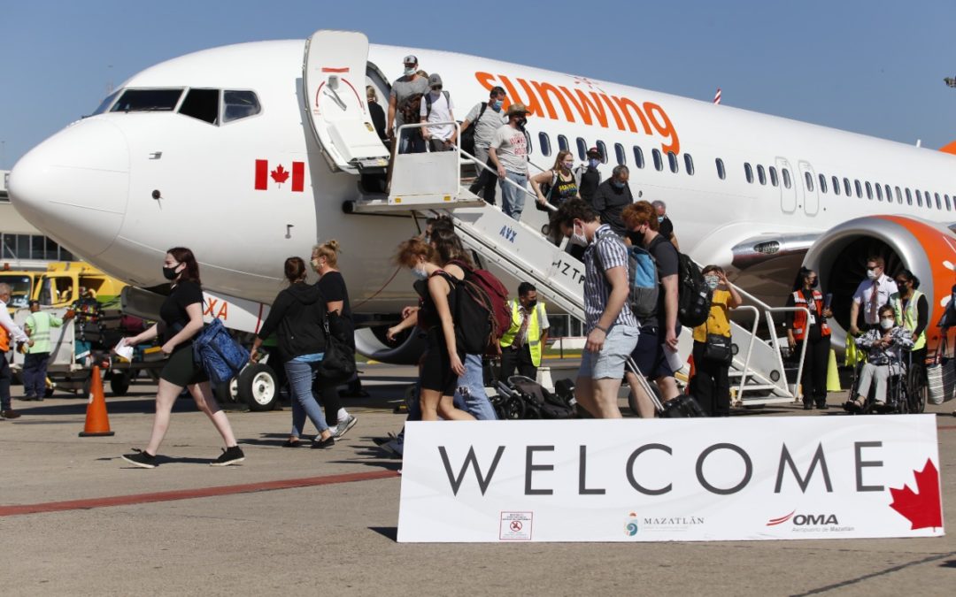 Llegan a Mazatlán vuelos de Calgary y Vancouver, Canadá