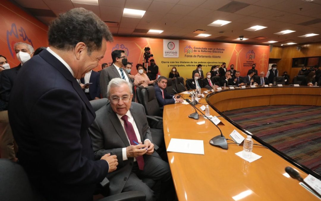 Gobernador asiste a la clausura del Parlamento Abierto sobre la Reforma Eléctrica