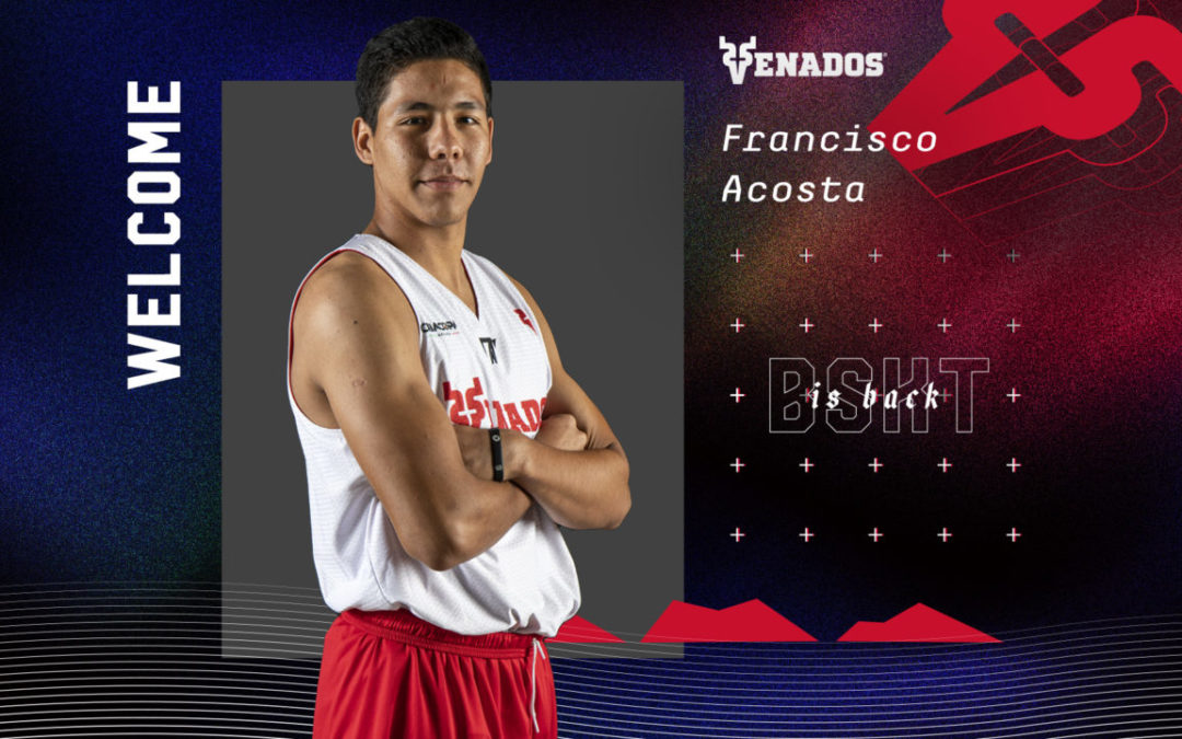 Francisco Acosta, el primer juvenil en unirse a Venados Basketball