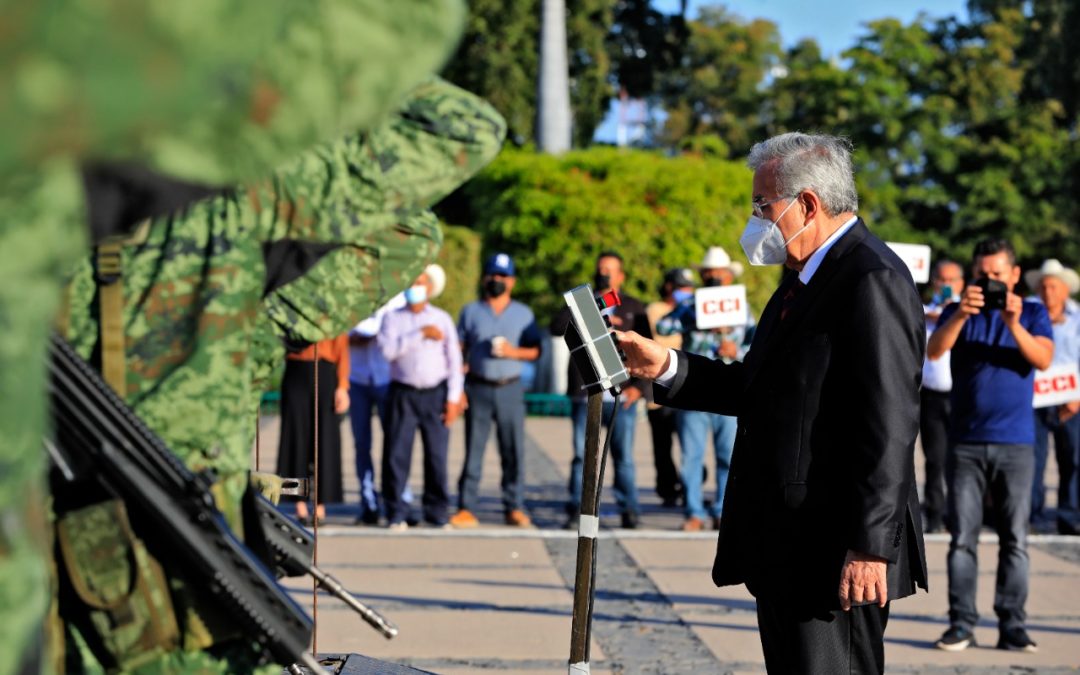 Autoridades civiles y militares conmemoran el 103 aniversario luctuoso de Emiliano Zapata