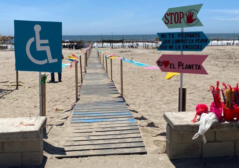 Playa Caimanero tiene acceso incluyente