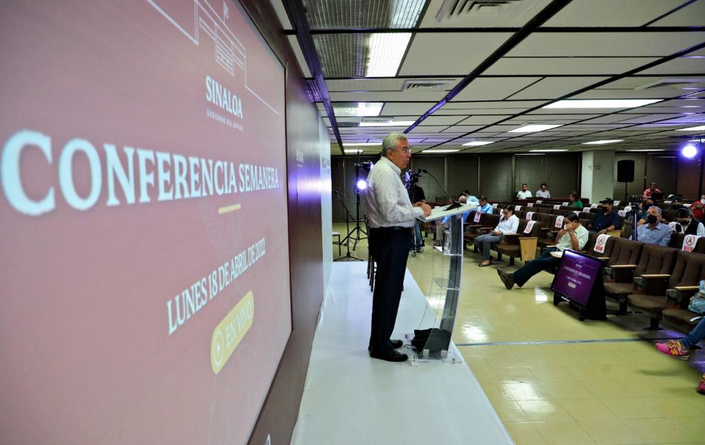 Rocha Moya presenta balance de resultados de Semana Santa en Sinaloa