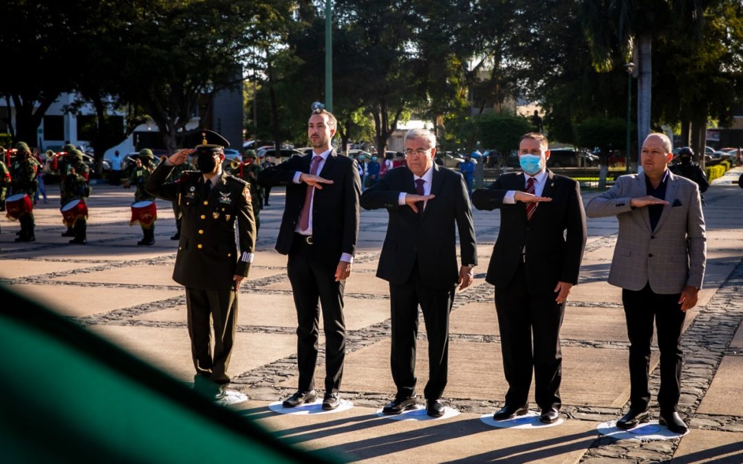 Autoridades conmemoran el 132 aniversario del natalicio del general Rafael Buelna