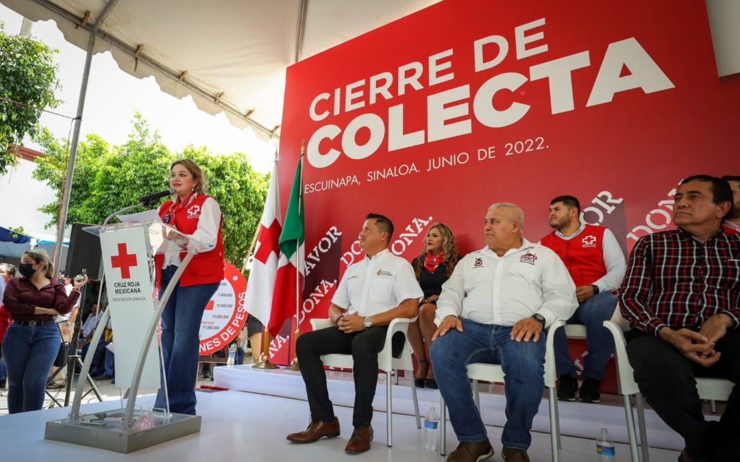 ACUDE LA DRA. ENEYDA ROCHA AL CIERRE DE LA COLECTA ANUAL DE CRUZ ROJA 2022