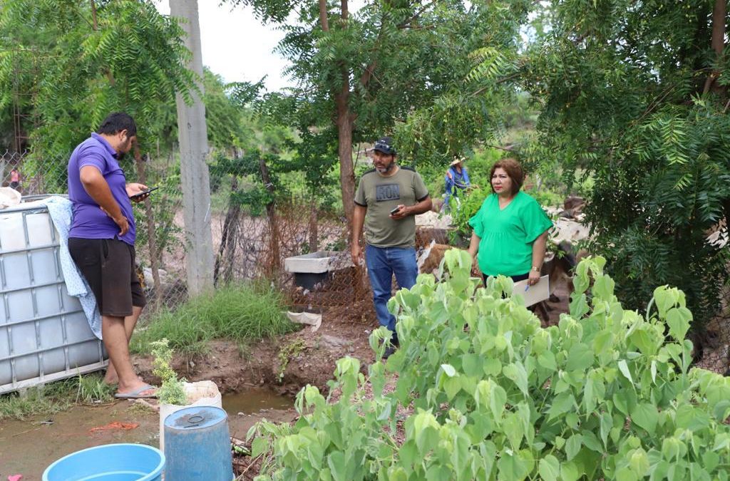 Gobierno de Sinaloa entrega apoyos a afectados por lluvia