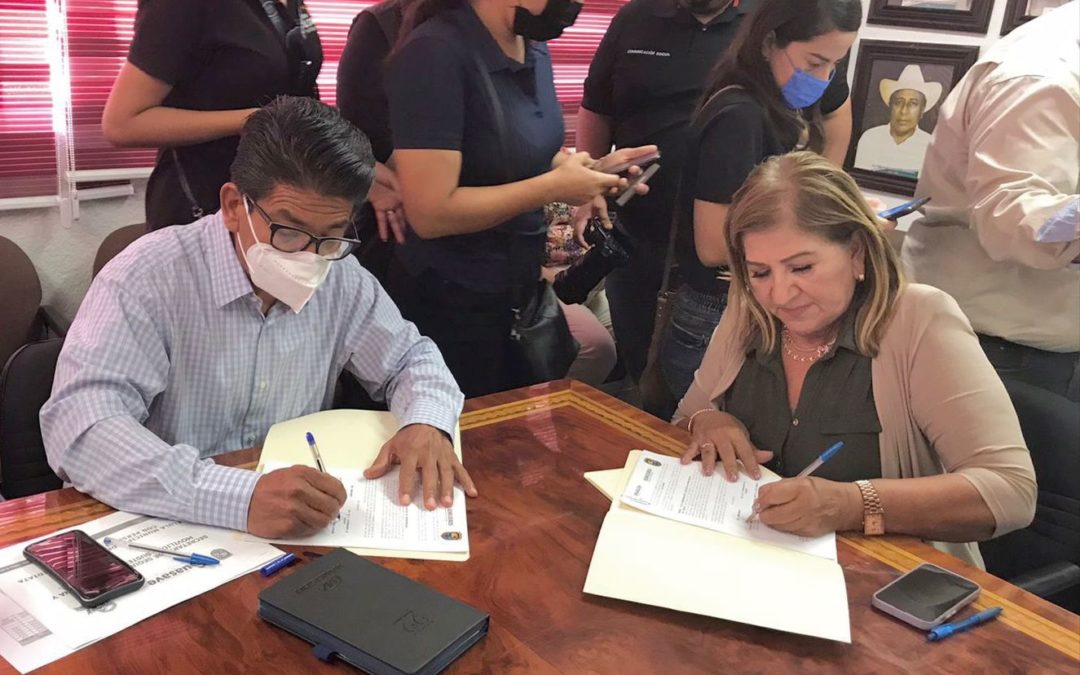 SEMujeres y Ayuntamiento de Guasave signan compromiso para abrir refugio para mujeres