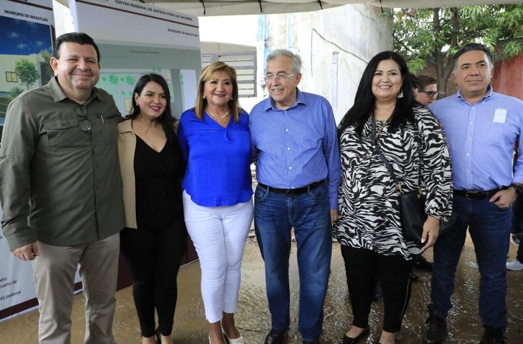 Rocha supervisa construcción del Centro de Justicia para las Mujeres de la Zona Sur