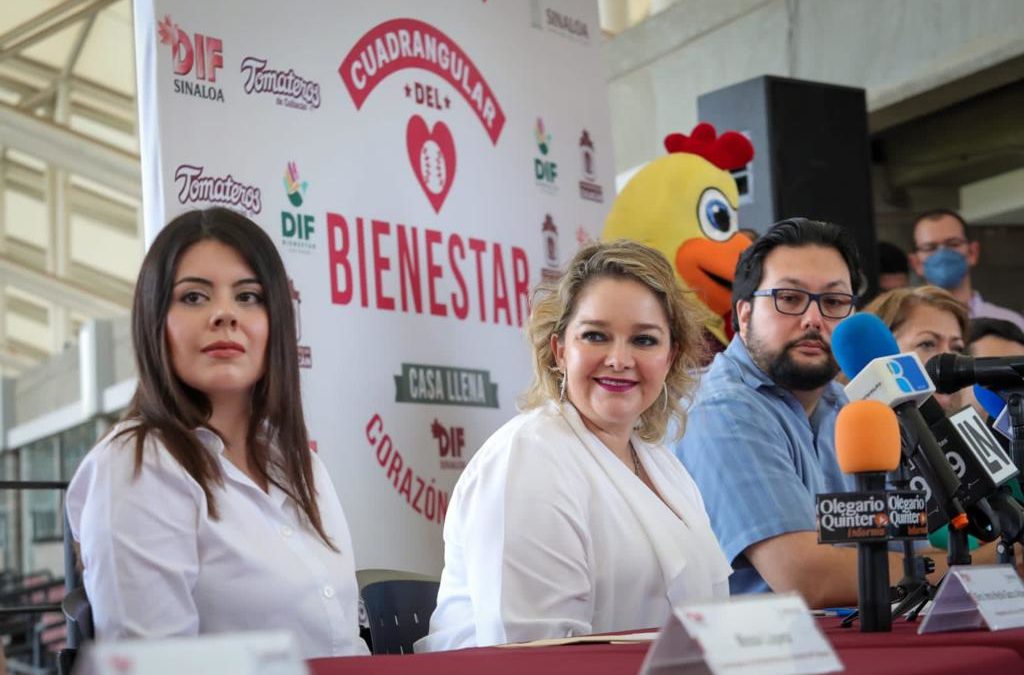 ANUNCIA LA PRESIDENTA DE DIF SINALOA, CUADRANGULAR DEL BIENESTAR