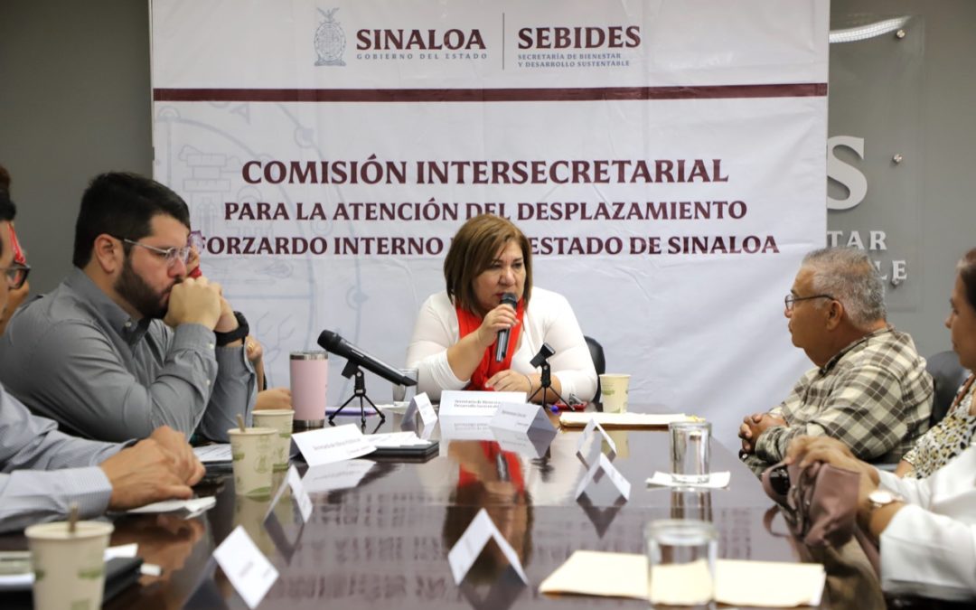 Sesiona la comisión intersecretarial para la atención del desplazamiento forzado interno en el estado de Sinaloa