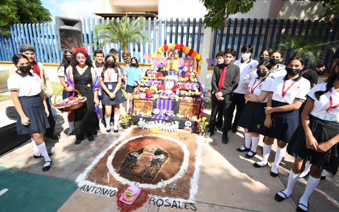 Unidades Académicas montan altares preservando tradiciones