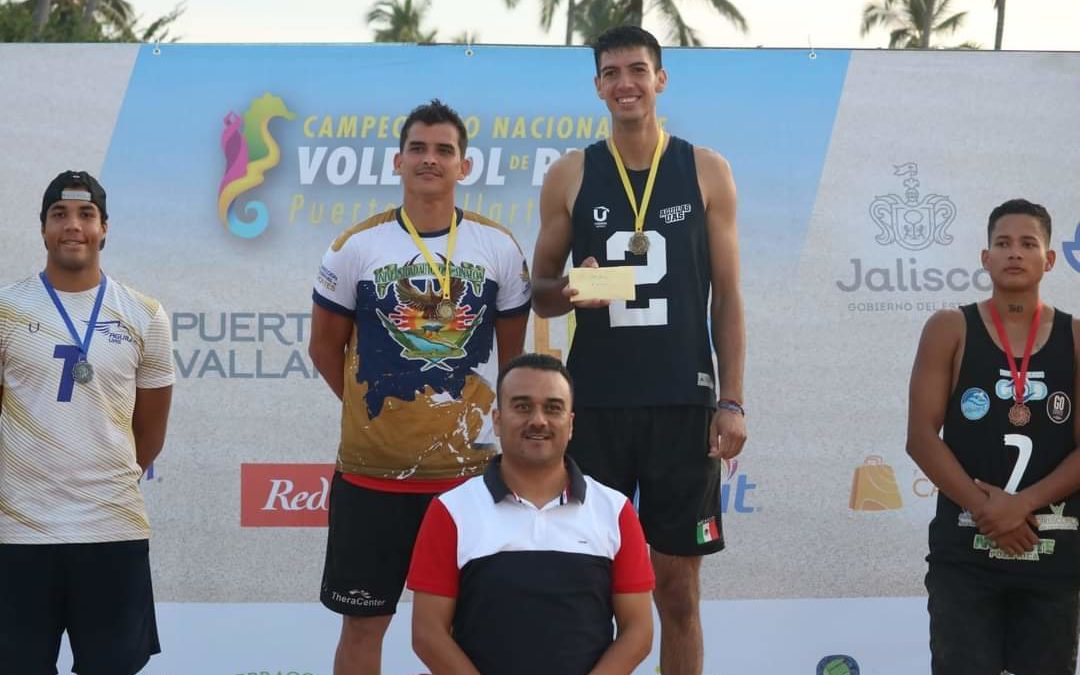 Lombardo Ontiveros y Jorman Osuna obtienen medalla de oro en Campeonato Nacional de Voleibol de Playa