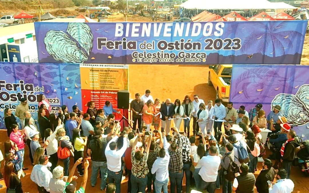 Inauguran la quinta edición de la Feria del Ostión en Celestino Gazca