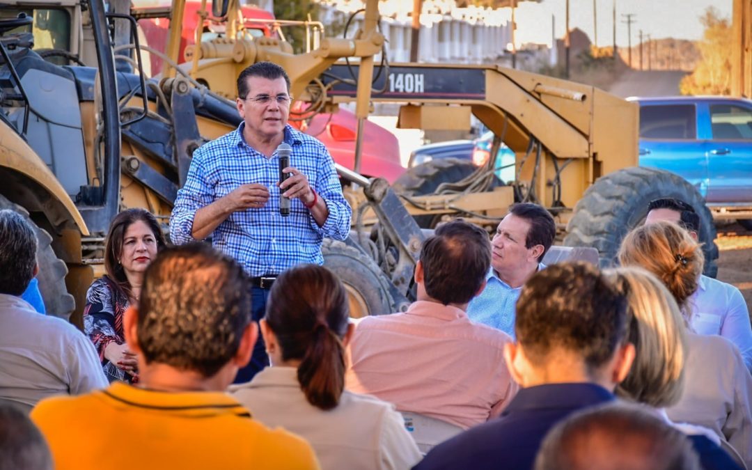 Inician obra de pavimentación de Avenida de la Bahía