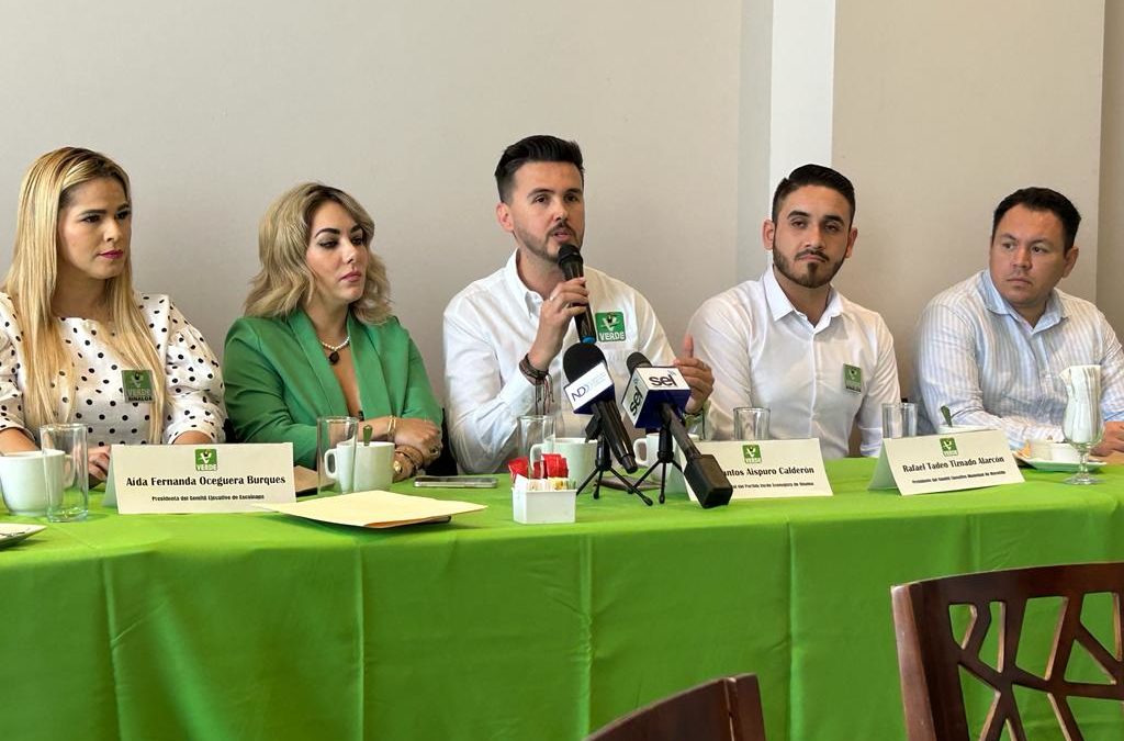 Lanza Partido Verde programa de participación y línea verde en el sur de Sinaloa