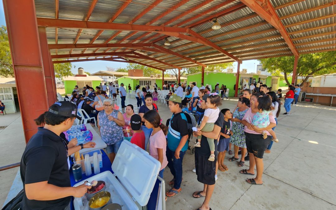 Más de 450 familias de la colonia Renato Vega y sus alrededores son beneficiadas por Esfuerzo Ciudadano