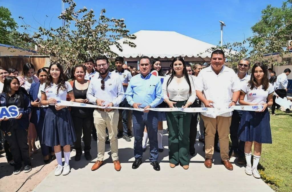 Como universidad nos sentimos orgullosos de servirle a la comunidad sinaloense: Dr. Jesús Madueña al entregar obra en la URN