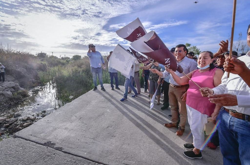 Gobierno de Mazatlán da inicio a la construcción de puente vehicular en Ampliación Villa Verde