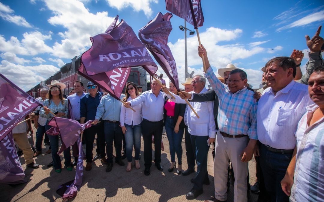 Movilizan las primeras 9 mil toneladas de maíz sinaloense en tren