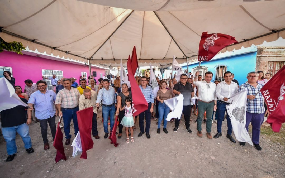 Dan banderazo de obras de pavimentación en Villa Unión