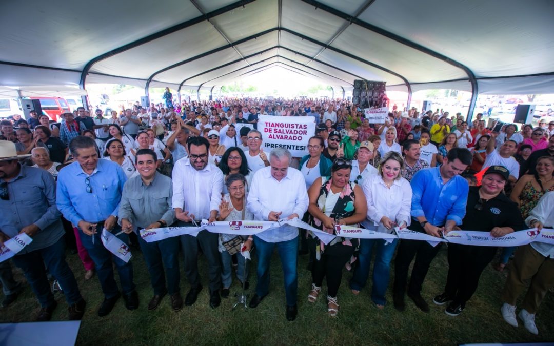 Gobierno de Rocha es el primero en apoyar a los comerciantes de los tianguis populares