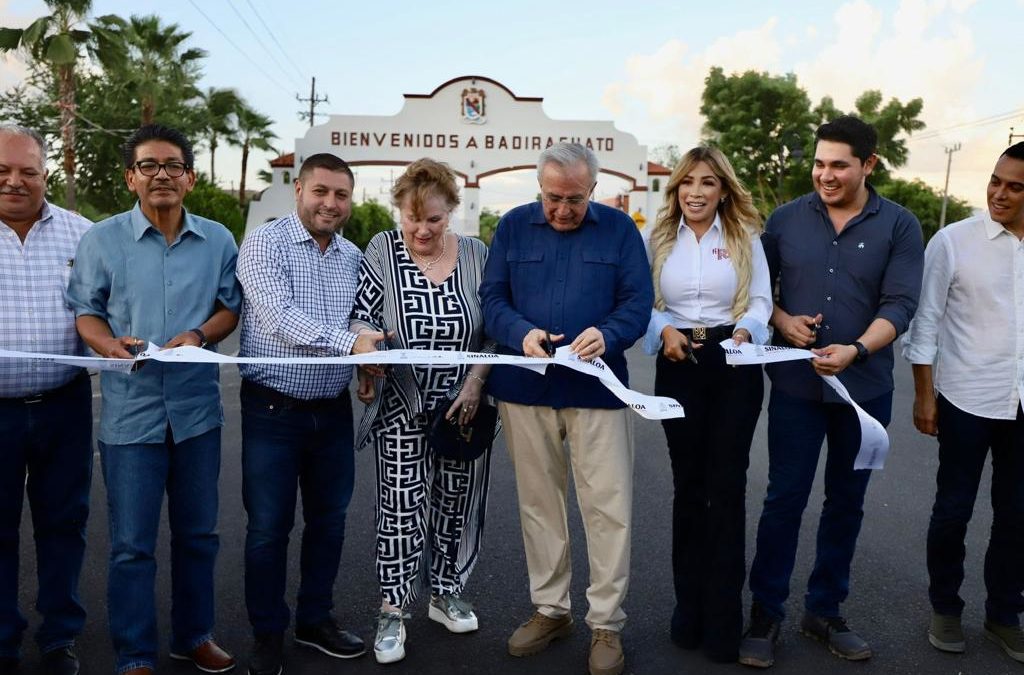 Inaugura Rocha el Parque Mirador de Badiraguato y un nuevo acceso a este ahora catalogado como Pueblo Señorial