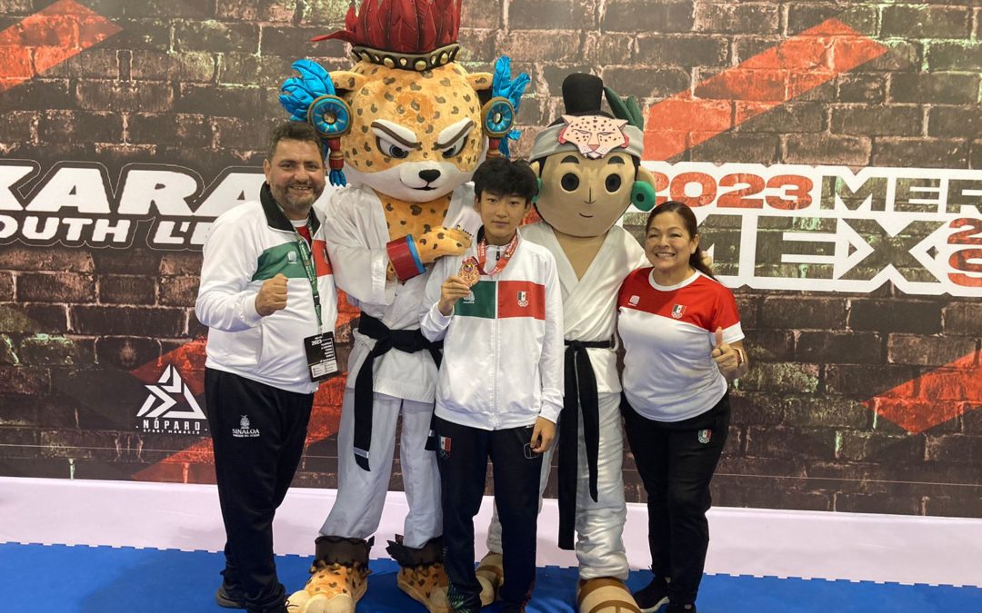 Kaito Yoshii Mizukami logra medalla de bronce en la Youth League de Karate