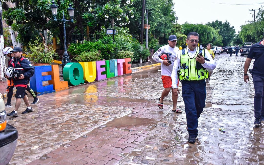 Alcalde recorre comunidades y zona afectadas por inundaciones causadas por “Norma”