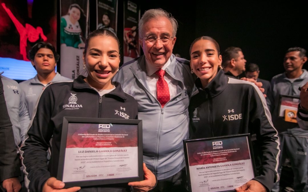 Entrega Rocha el Premio Estatal del Deporte 2023