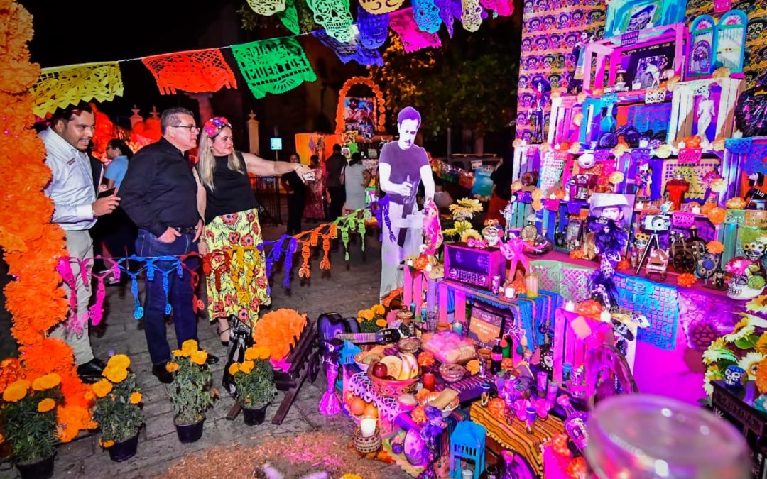 Celebran Gobierno de Mazatlán, IMJU y Sistema DIF el Día de Muertos con concurso de Altares y Catrinas 2023