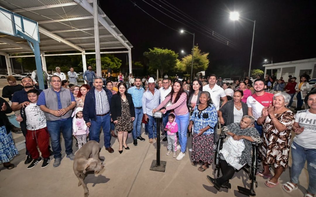 Los Zapotes se convierten en la comunidad número 40 iluminada