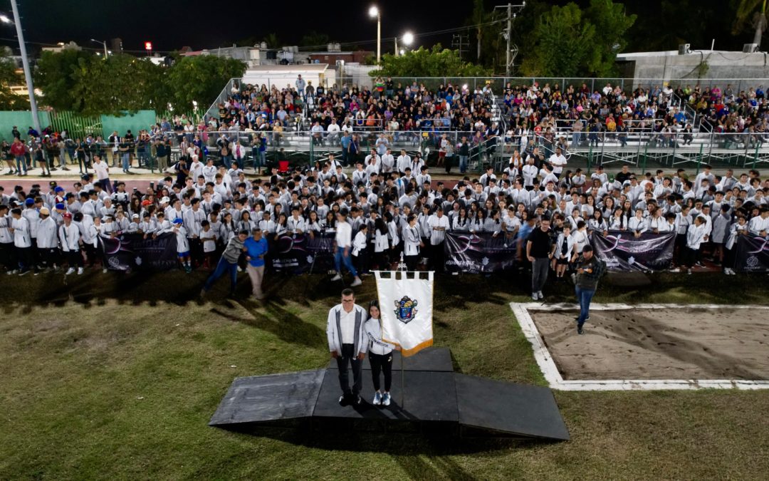 Abandera Édgar González a delegación porteña que participará en la etapa estatal de los Juegos Nacionales Conade 2024