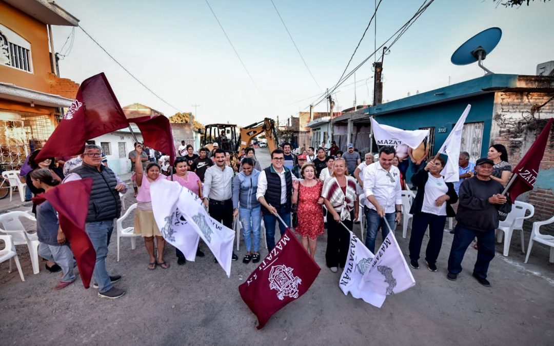 Inicia Gobierno de Mazatlán con la pavimentación de la calle Doceava en la Morelos