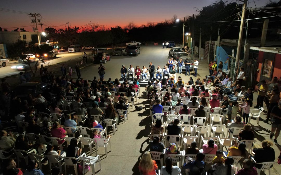 Gobierno de Mazatlán renueva alumbrado público en colonia Felipe Ángeles, Ampliación Felipe Ángeles 1, 2 y Lomas de Cristo Rey