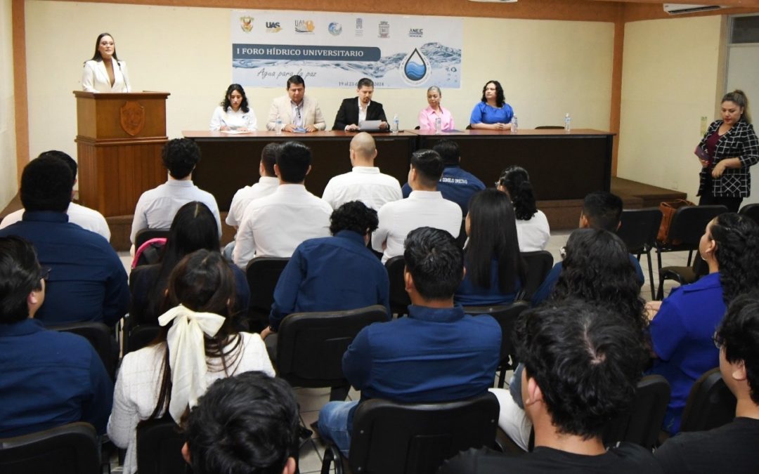 Realiza la Escuela de Ingeniería Mazatlán, el 1er. Foro Hídrico Universitario, denominado “Agua para la paz”