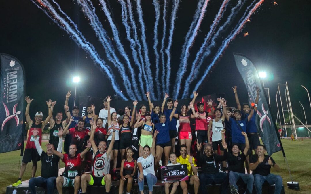 Finalistas del Serial de Atletismo Imdem dan todo de sí en la pista de tartán