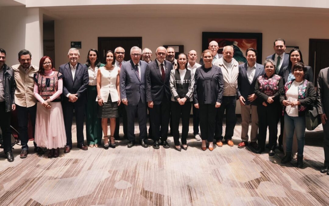 Rocha se reúne con la presidenta electa Claudia Sheinbaum