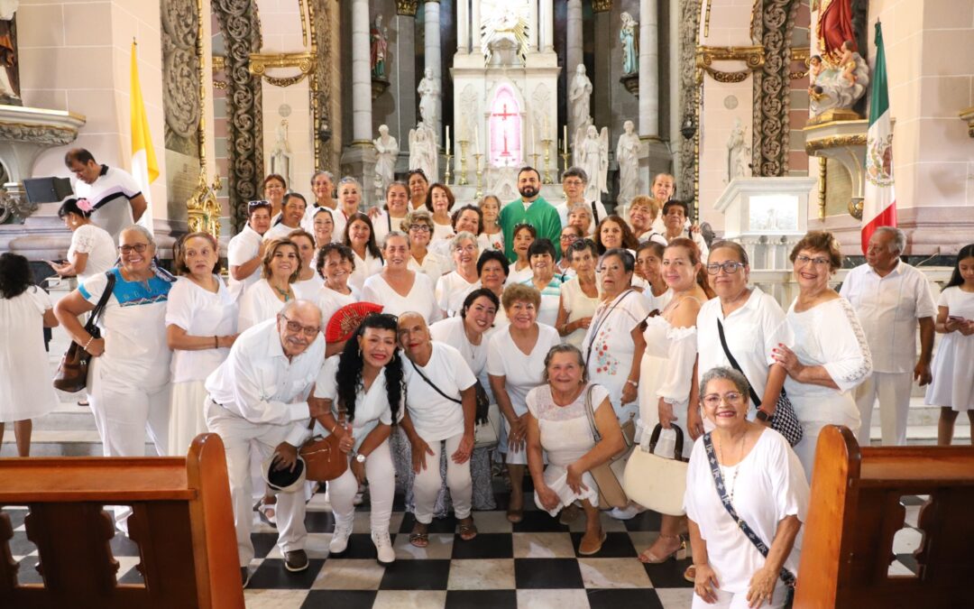 Con misa de acción de gracias celebra DIF Mazatlán el Día de los Abuelos