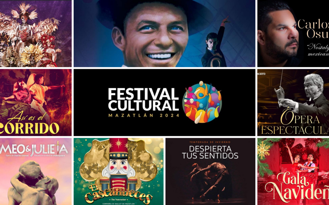 Del 2 de noviembre al 21 de diciembre se realizará el Festival Cultural Mazatlán 2024