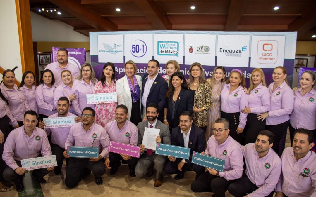 ENCAUZA celebra la aprobación de #UnDíaContraElCáncer en Sinaloa