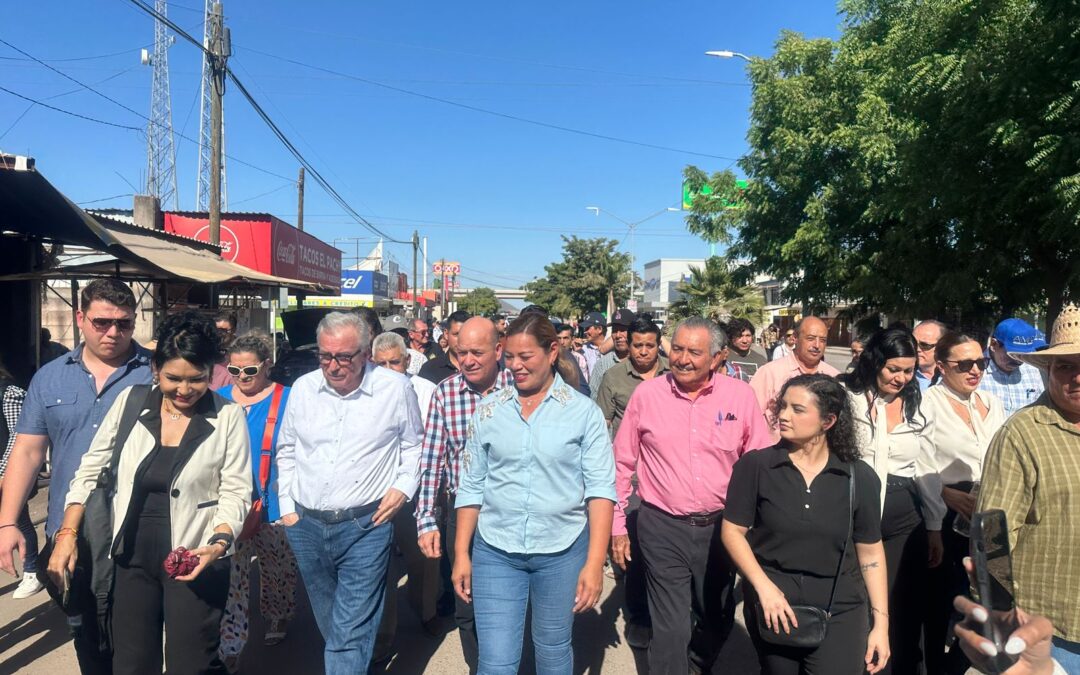 Acierto de su gente luchar por convertir a Juan José Ríos en Municipio dice Rocha; “mejoraremos sus condiciones de vida”