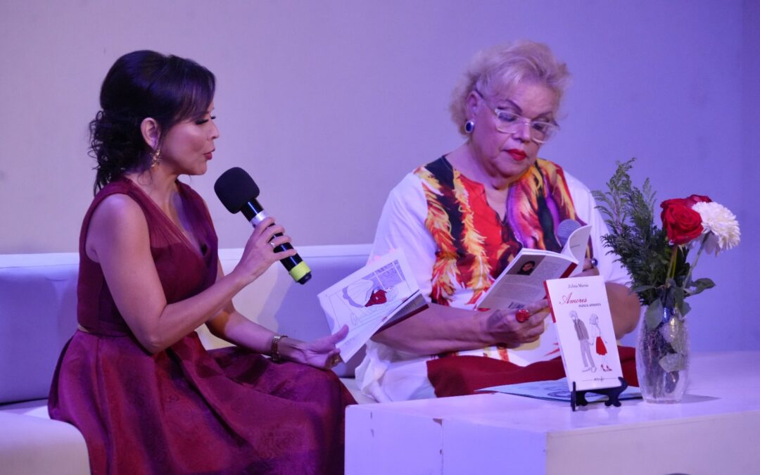 Velada llena de poesía durante la presentación de “Amores nunca amores”