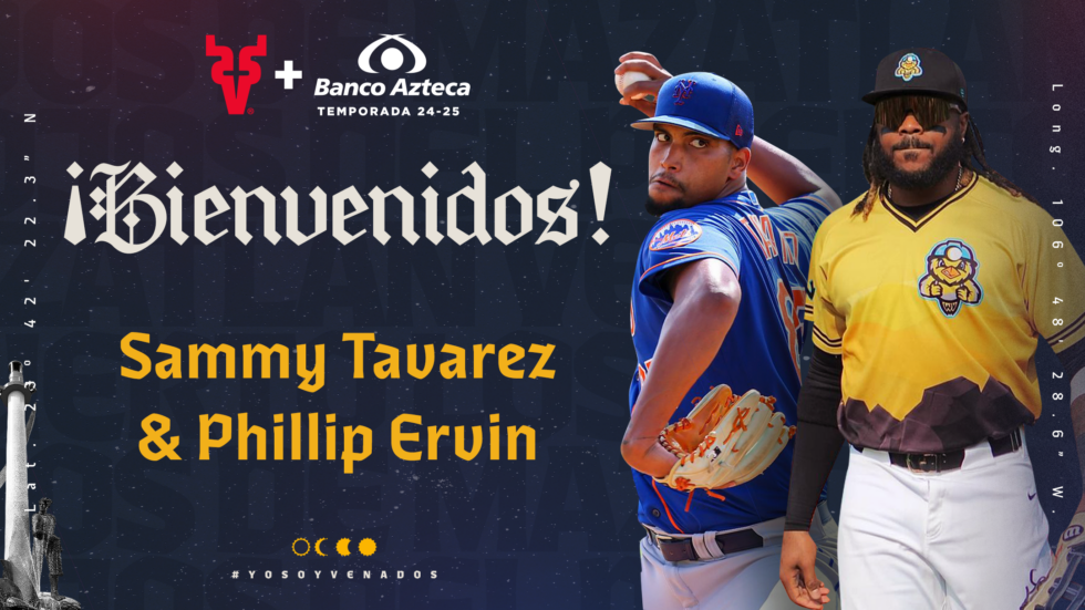 Venados de Mazatlán Refuerza su Equipo con la Llegada de Phillip Ervin y Sammy Tavarez