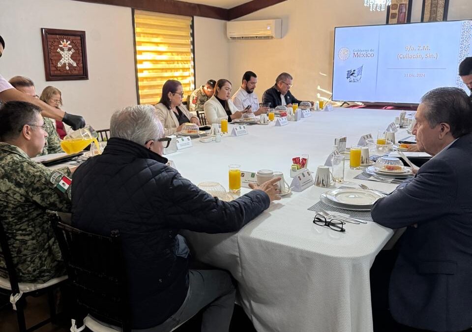 Cada día de lunes a domingo, se lleva a cabo en Sinaloa la Mesa de Construcción de La Paz: Rocha Moya