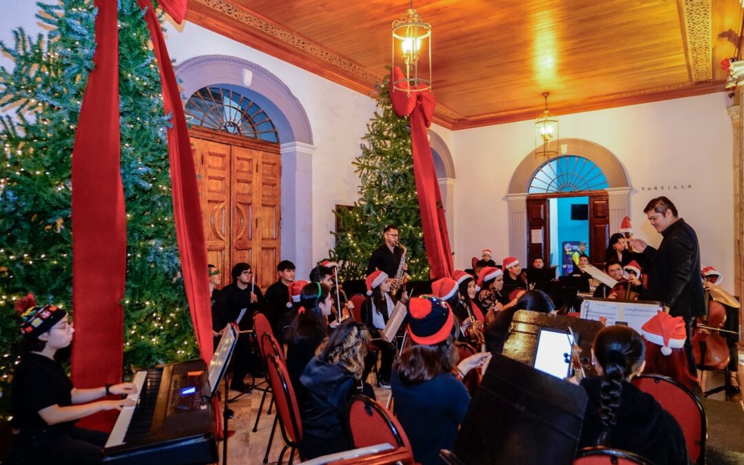 Orquesta Infantil y Orquesta Juvenil del CMA brindan bellos conciertos navideños