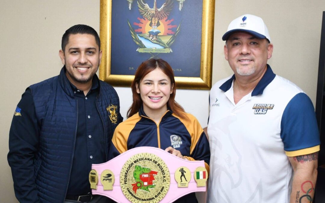 Esmeralda Patiño, estudiante de la UAS y Campeona Nacional Élite 2025 lista para el Mundial en Serbia